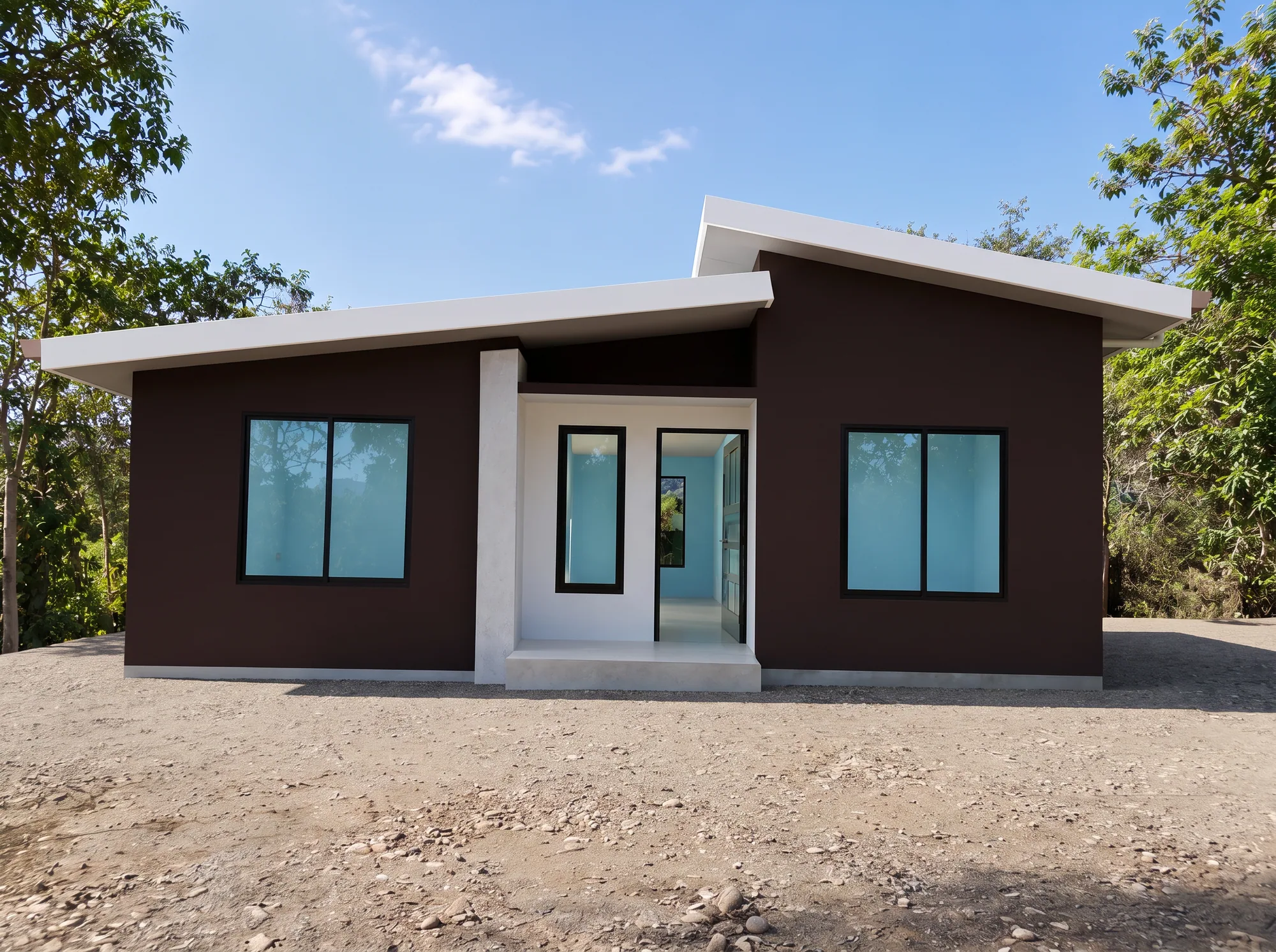 Fachada — Casa Cobano 80m²
