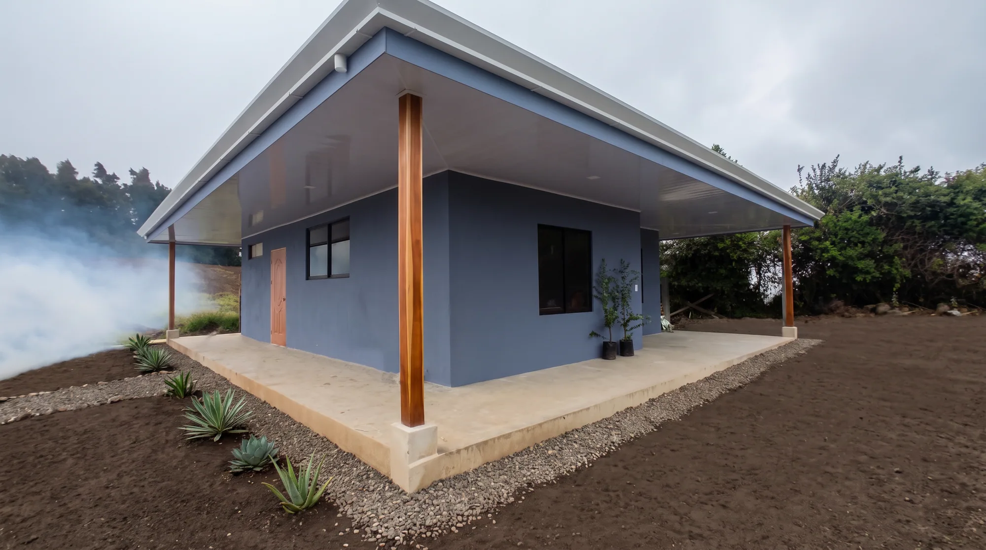 Vista lateral — Casa Zarcero