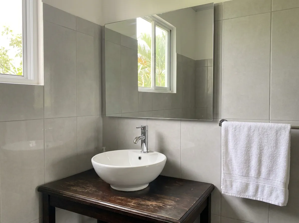 Mueble de baño con espejo