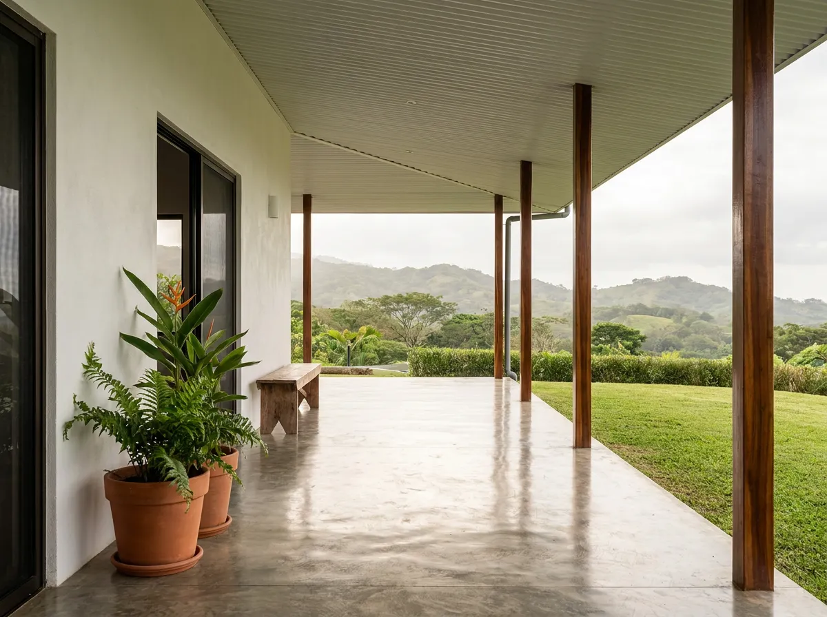 Terraza cubierta